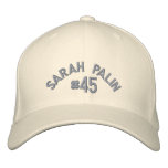 Sarah Palin #45 Embroidered Hat