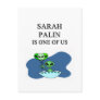 sarah palin, alien post cards