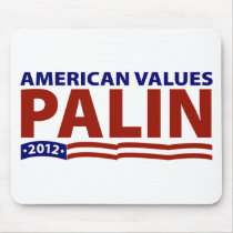 Sarah Palin American Values mousepads by AmericanElephant Sarah Palin American Values mousepads