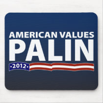 Sarah Palin American Values mousepads by AmericanElephant Sarah Palin American Values mousepads