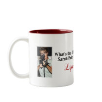 Sarah Palin and a Pit Bull Mug