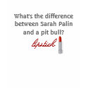Sarah Palin and a pit bull t-shirts