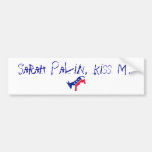 Sarah Palin, besa mi… Pegatina De Parachoque