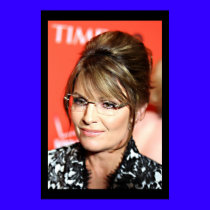 Sarah Palin black white red time 100 posters