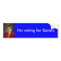 Sarah Palin Bumper Sticker bumper stickers