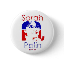 Sarah Palin Button by fran08 Sarah Palin Button