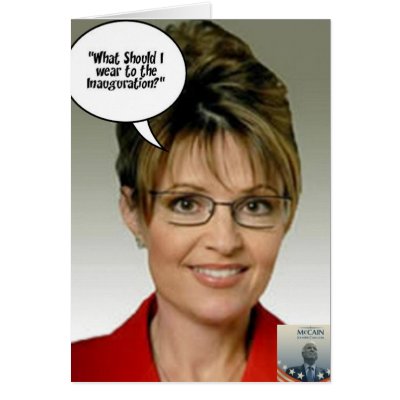 Sarah Palin Greeting Card by SpeakYourMind