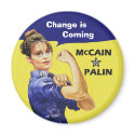 Sarah Palin - Change is  Coming magnets