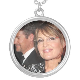 Sarah Palin Collage Necklaces necklace