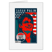 Sarah Palin Cover Poster Card