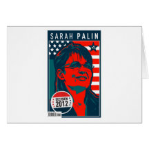 Sarah Palin Cover Poster Greeting Card
