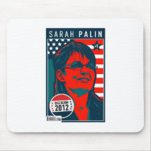 Sarah Palin Cover Poster Mousepad