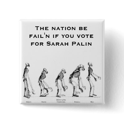 Sarah Palin- Creationist Buttons by steve0921