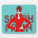 Sarah Palin Fashion Style Doodle Art Mousepad