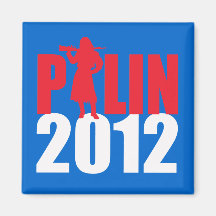 Sarah Palin Firearms white Refrigerator Magnets