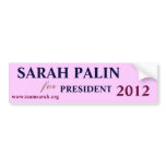 SARAH PALIN FOR PRESIDENT 2012 BUMPER STICKERS