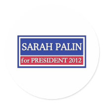 Sarah Palin for President 2012 stickers