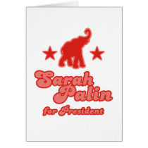 Sarah Palin for President Cards