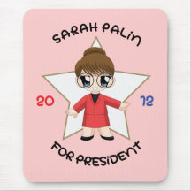 Sarah Palin For President Mouse Pads
