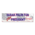 Sarah Palin for Vice President bumper stickers
