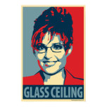 Sarah Palin - Glass Ceiling: OHP Poster