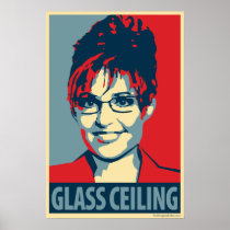 Sarah Palin - Glass Ceiling: OHP Poster