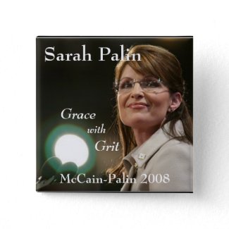 Sarah Palin, Grace, with Grit button