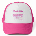 Sarah Palin - Hollywood Liberals & the MSM hats