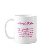 Sarah Palin - Hollywood Liberals & the MSM Coffee Mugs