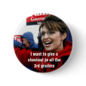 sarah palin, I want to give a shoutout to all t... buttons