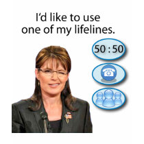 Sarah Palin: I'd like to use one of my lifelines t-shirts
