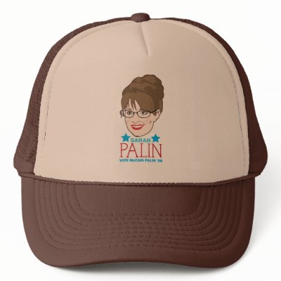 Sarah Palin Illustrated Hat by jamierushad