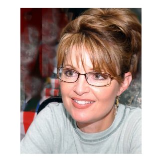 Sarah Palin in Kuwait Poster print