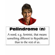 Sarah Palin is a feminist? t-shirts by avitable Sarah Palin is a feminist? t-shirts
