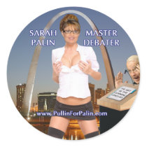 Sarah Palin - Master Debater Sticker