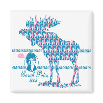 Sarah Palin Moose Magnet