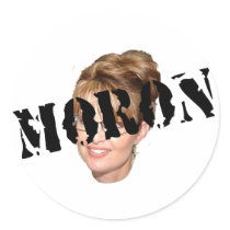 Sarah Palin Moron Stickers