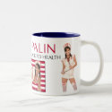 Sarah Palin - Nursing America Back To Health Mug by monkeyclown Sarah Palin - Nursing America Back To Health Mug