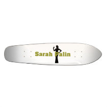 Sarah Palin Old School Skateboard