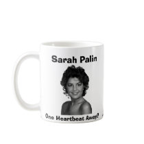 Sarah Palin, One Heartbeat Away mugs