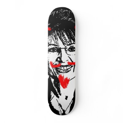 Sarah Palin- Patan- Skateboard by xnoelle25