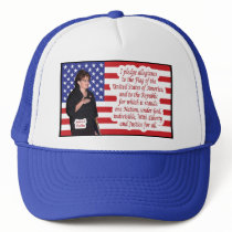Sarah Palin - Pledge of Allegiance Trucker Hat
