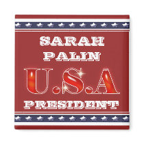 Sarah Palin president 2012 CUSTOMIZE Fridge Magnets