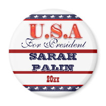 Sarah Palin president 2012 CUSTOMIZE Fridge Magnet