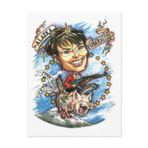 Sarah Palin, Queen of Pork postcards