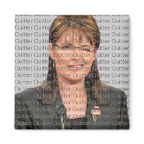 Sarah Palin: Quitter, Quitter, Quitter. magnets by BeezKneez Sarah Palin: Quitter, Quitter, Quitter. magnets