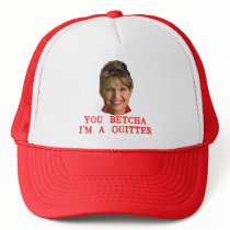 Sarah Palin Quitter T-shirts, Buttons, Mugs hats