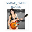 Sarah Palin Rocks Poster posters