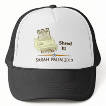 Sarah Palin SHRED THE CONSTITUTION hats