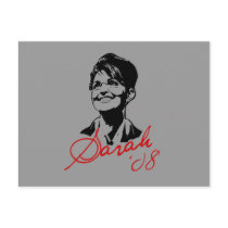 Sarah Palin Signature Tee postcards